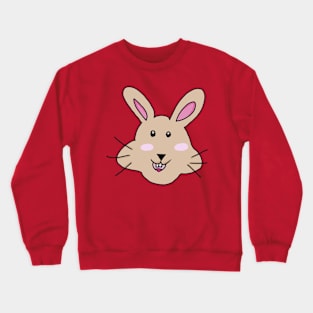 rabbit head Crewneck Sweatshirt